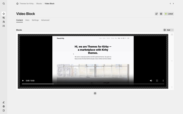Video Block